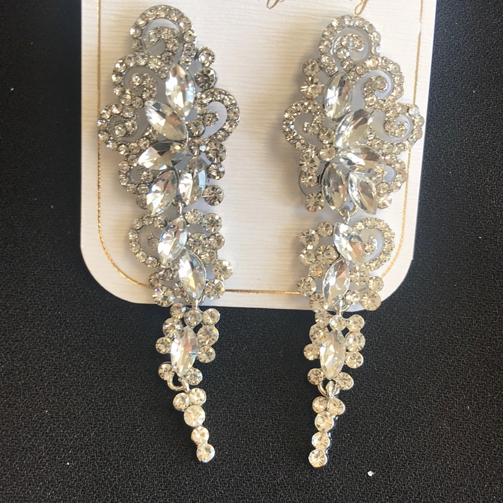 Silver Chandelier Earrings